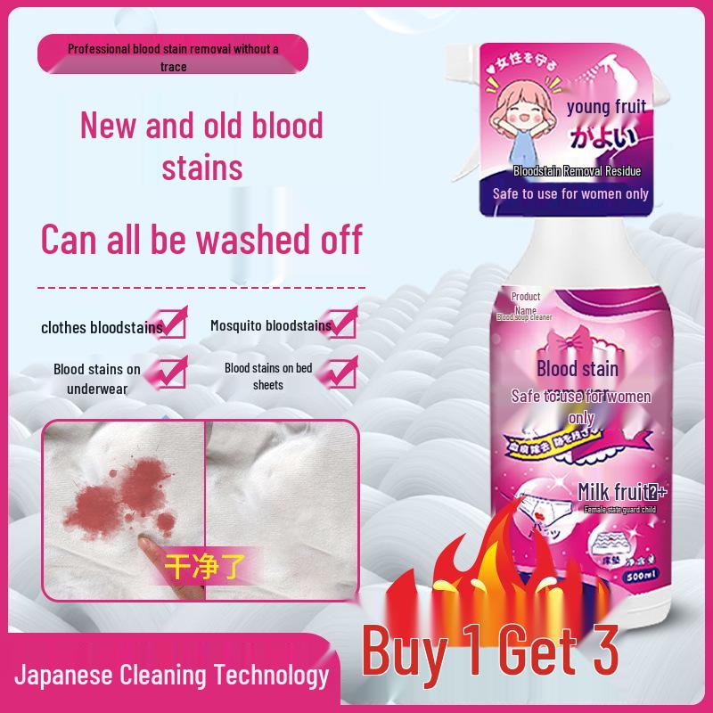 Menstrual Blood Stain Remover - Mattress & Bedsheet Protease Cleaner