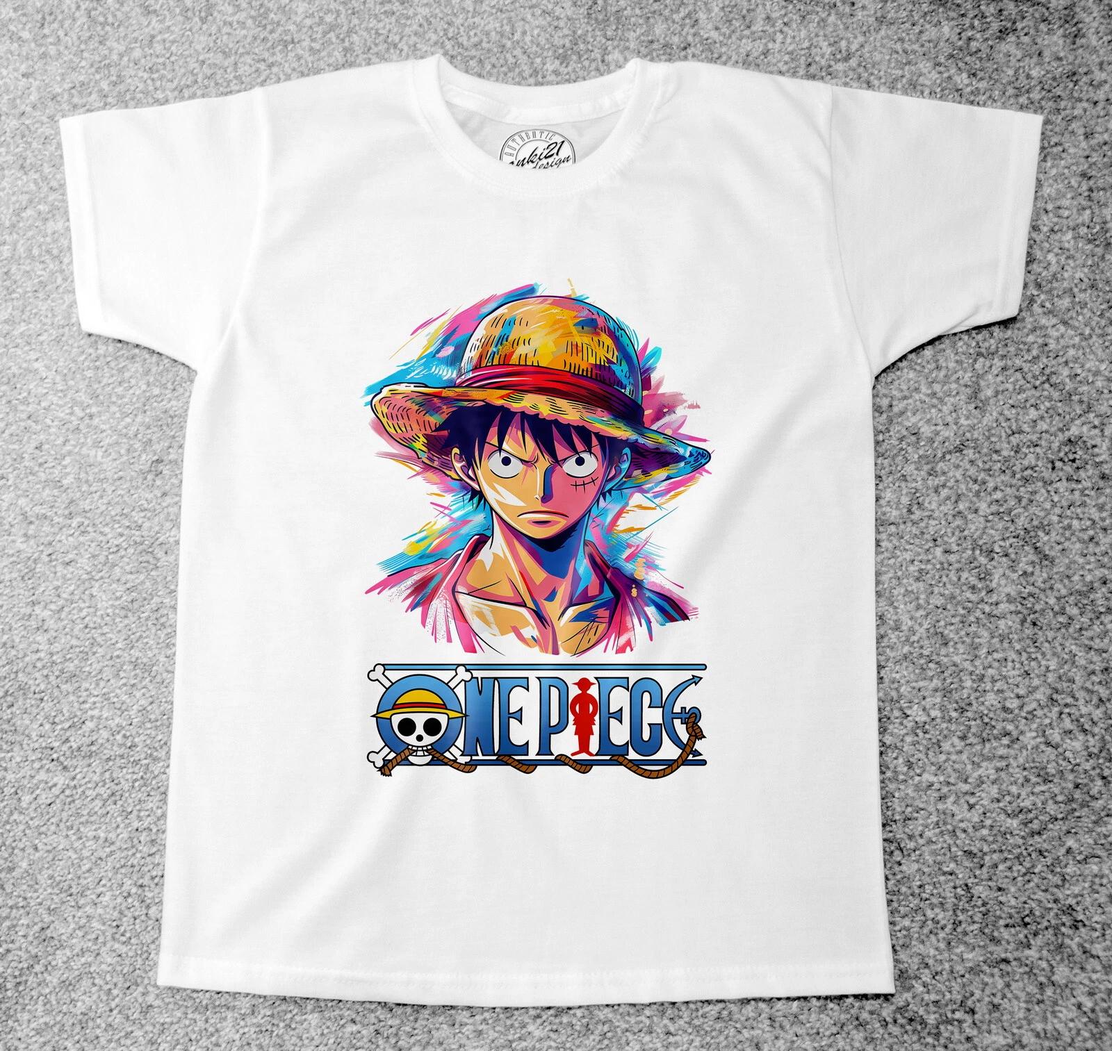 

One Piece Луффи 011 Аниме/Манга Детские/Детские Взрослые футболки/футболки 140