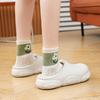 Couple Style Cotton Slippers for Women Winter Thick Bottom Waterproof Outer Wear Cotton Slippers Home Warm Men's Shoes