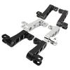 Motorcycle Foot Peg Highway Bracket 360° Adjustable Rugged Foot Peg Extension Bracket for Touring Foot Peg Highway Bracket