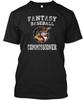 Fantasy Baseball Design Commissioner T-Shirt Made In the USA Size S To 5XL