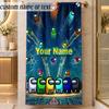 Beach TowelAmong Us Custom Name Text Personalized Soft Towel for Beach Pool Indoor Home Decor Gift