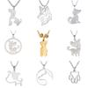 Teamer Paw Stainless Steel Necklace For Women Dog Pendant Cute Puppy Animal Pet Choker Friendship Gift Fashion Jewelry Necklaces