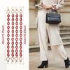 4 Pcs 40cm Bag Chain with Carabiner Clasp Practical Bag Strap Replacement Decorative Purse Chain Multipurpose Purse Strap