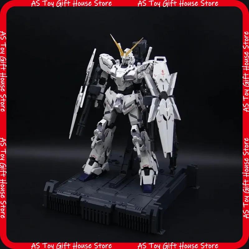 1100 Supa Mgex Unicorn Restored Version Full Set With Led Unit Shield Cage Assembly Model Kit Action Figure Puzzle Toy Gift