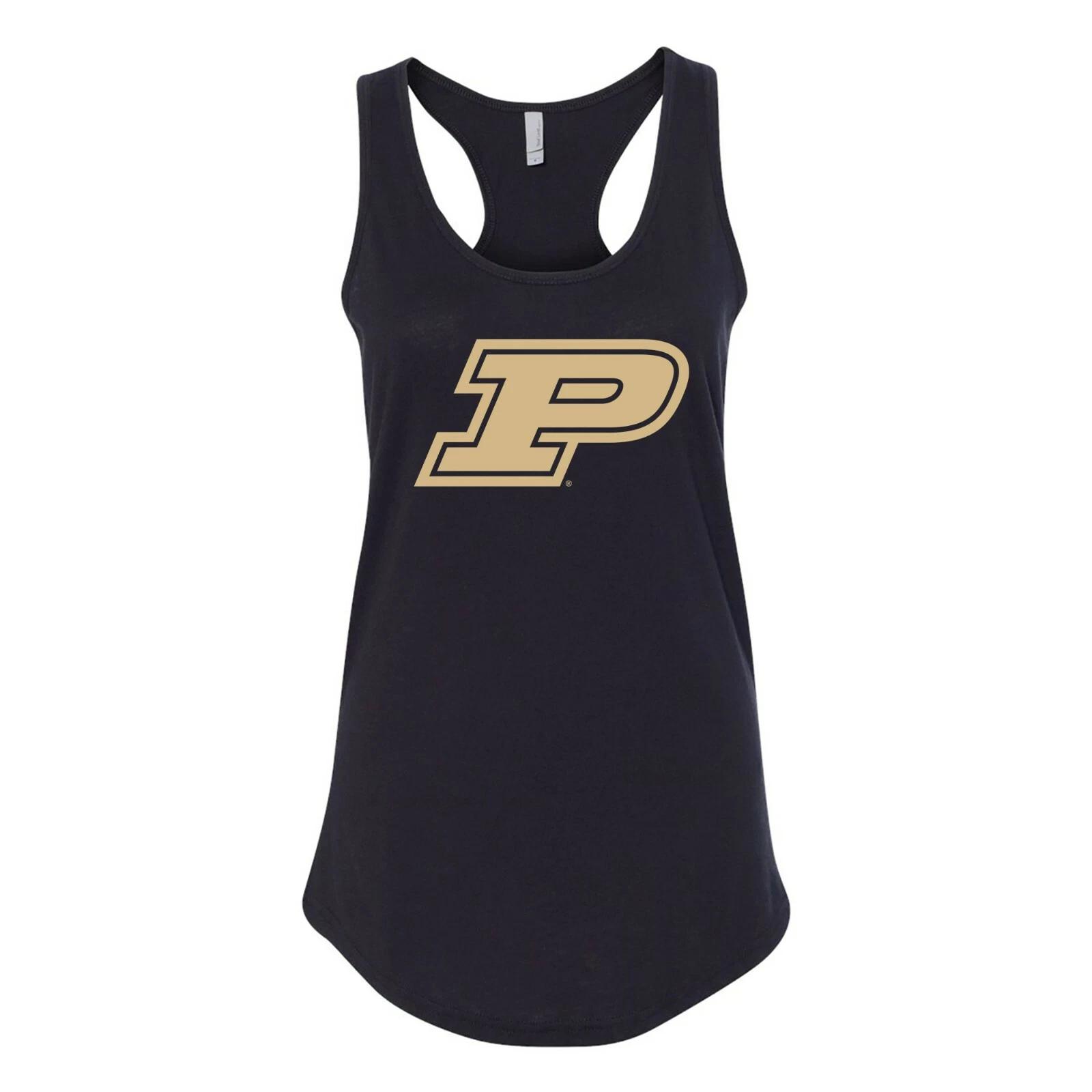 Purdue Boilermakers Primary Logo Womens Racerback Tank M