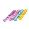 30cm Cartoon Plastic Ruler with Geometric Patterns - Folding Design for Kids/Student Stationery