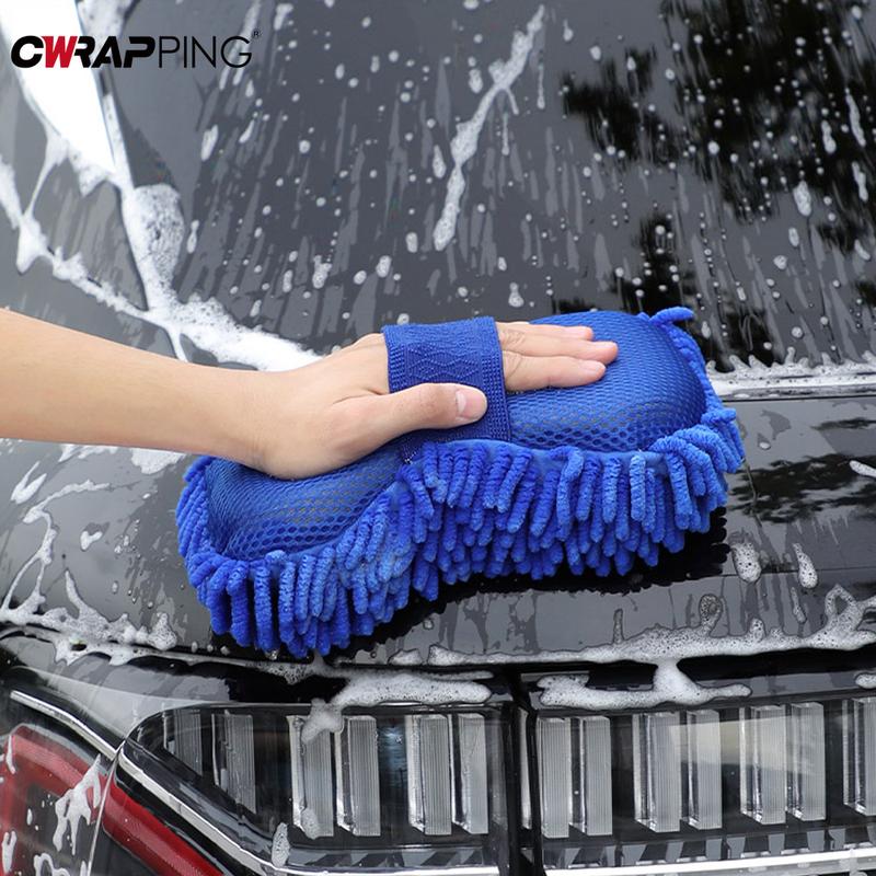

Car Cleaning Sponge Car Wash Care Washing Brush Pad Cleaning Tool Microfiber Polishing Dusting Scratch-free Washing Cars Floors 1pcs