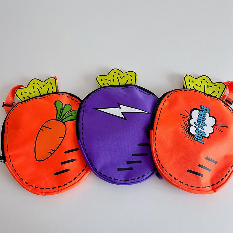 Letter Lightning Carrot Backpack Childrens Cartoon Adjustable Strap Shoulder