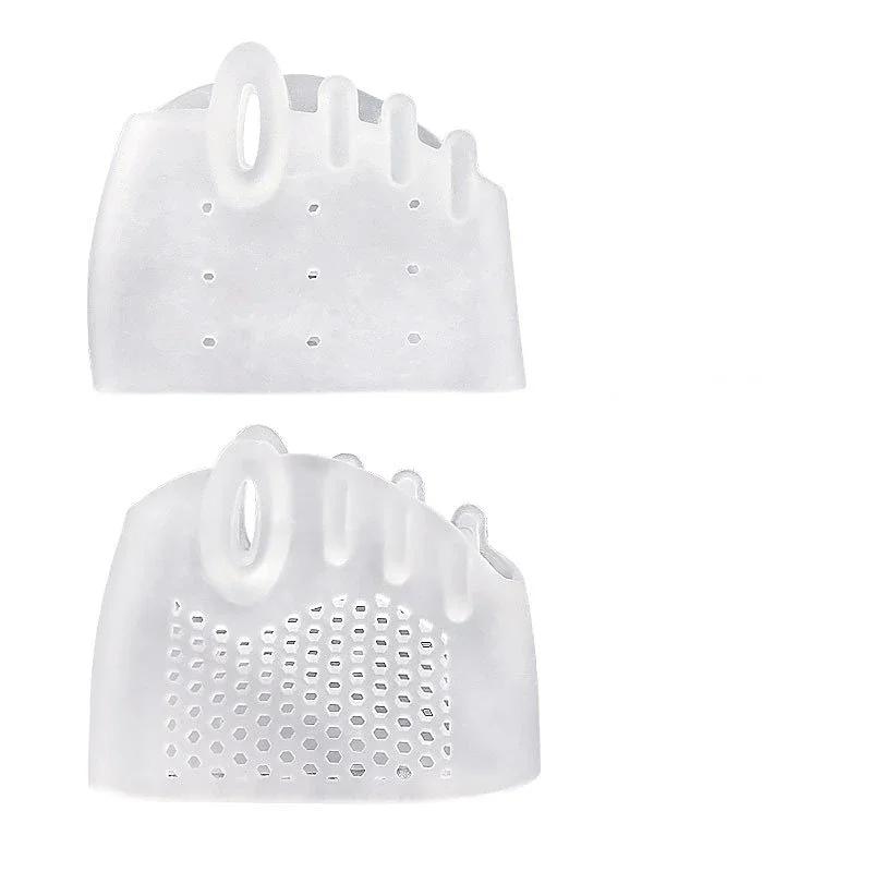 Silicone Toe Separator Pain Relief Forefoot Socks Hallux Valgus Bunion Corrector Orthotics Protector Pedicure Foot Care Tools