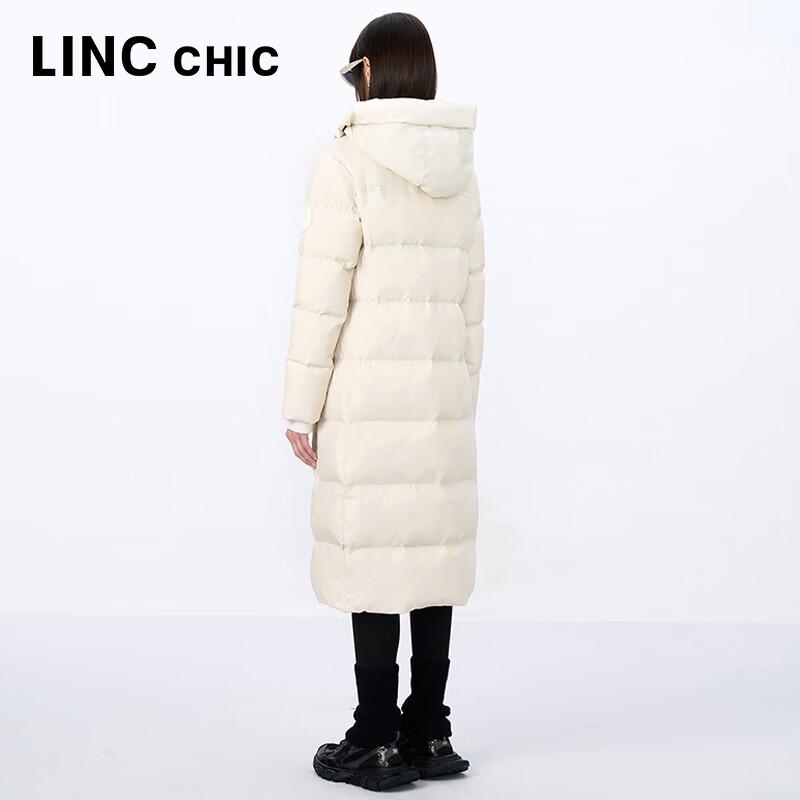 Jinyujie Women's Hooded Long Duck Down Puffer Jacket