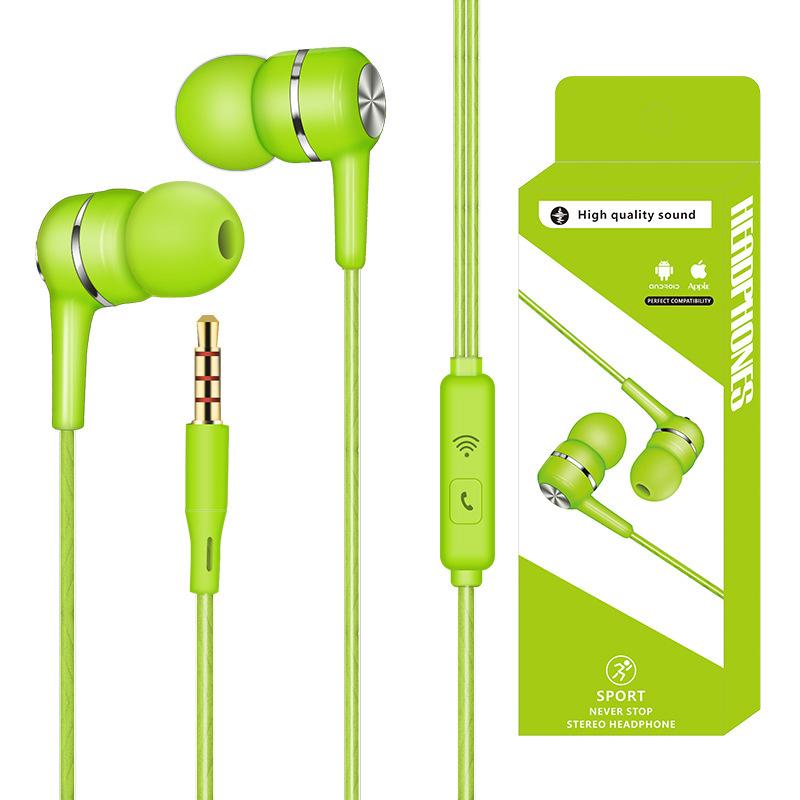 

Проводная гарнитура для наушников с микрофоном Hands Free для планшетного ПК-телефона green