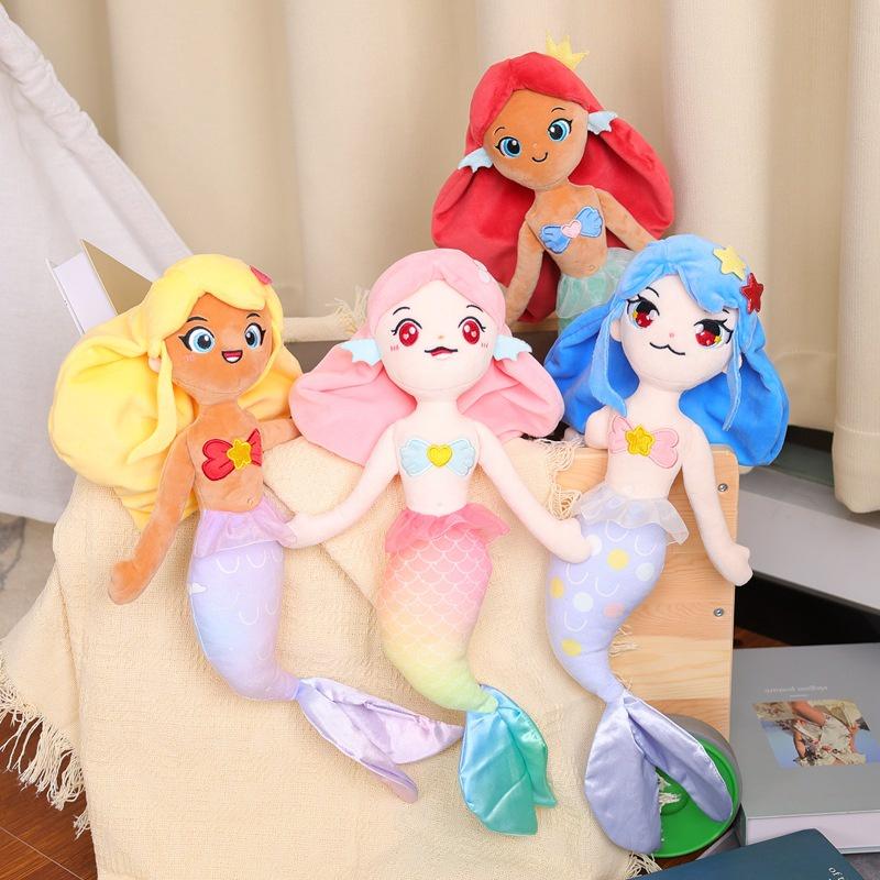Adorable Mermaid Plush Toy From The Ocean Series By Jili Soft And Fluffy!