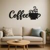 Vintage Metalen Koffie Wandkunst Bord Rustiek Gesmeed IJzer Hangend Decor Inspirerende Citaat Boerderij Keuken Woonkamer Bar Cafe Huiscadeau