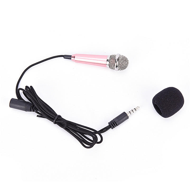 2017 Hot Mini Karaoke Condenser Microphone For Phone Computer Mini Phone Microphone