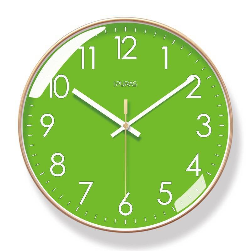 Minimalist Nordic Wall Clock With Quartz Movement For Living Room Decor