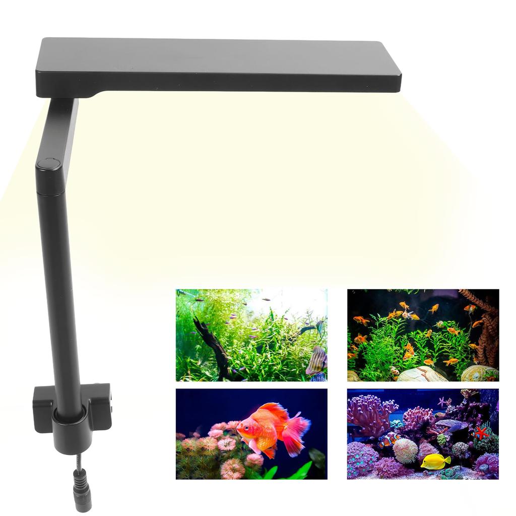 LED Aquarium Light Intelligent APP Control Timing   RBG Temperature Brightness Fish   Clip On Light