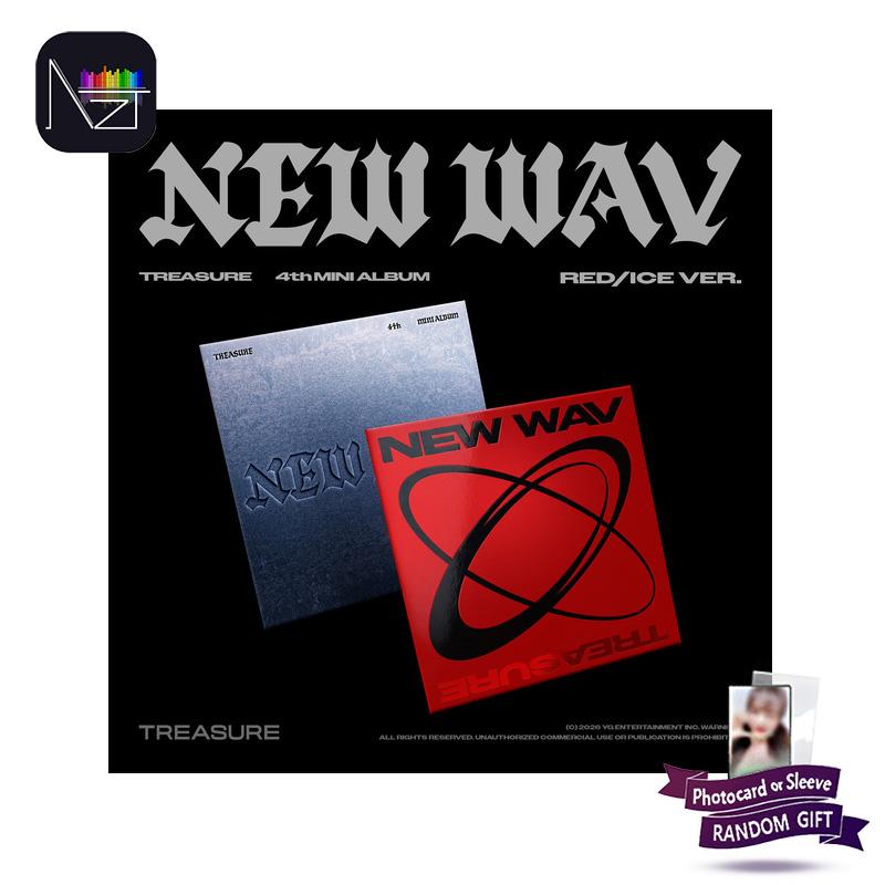 TREASURE – 4th Mini Album NEW WAV RED VER. / ICE VER.