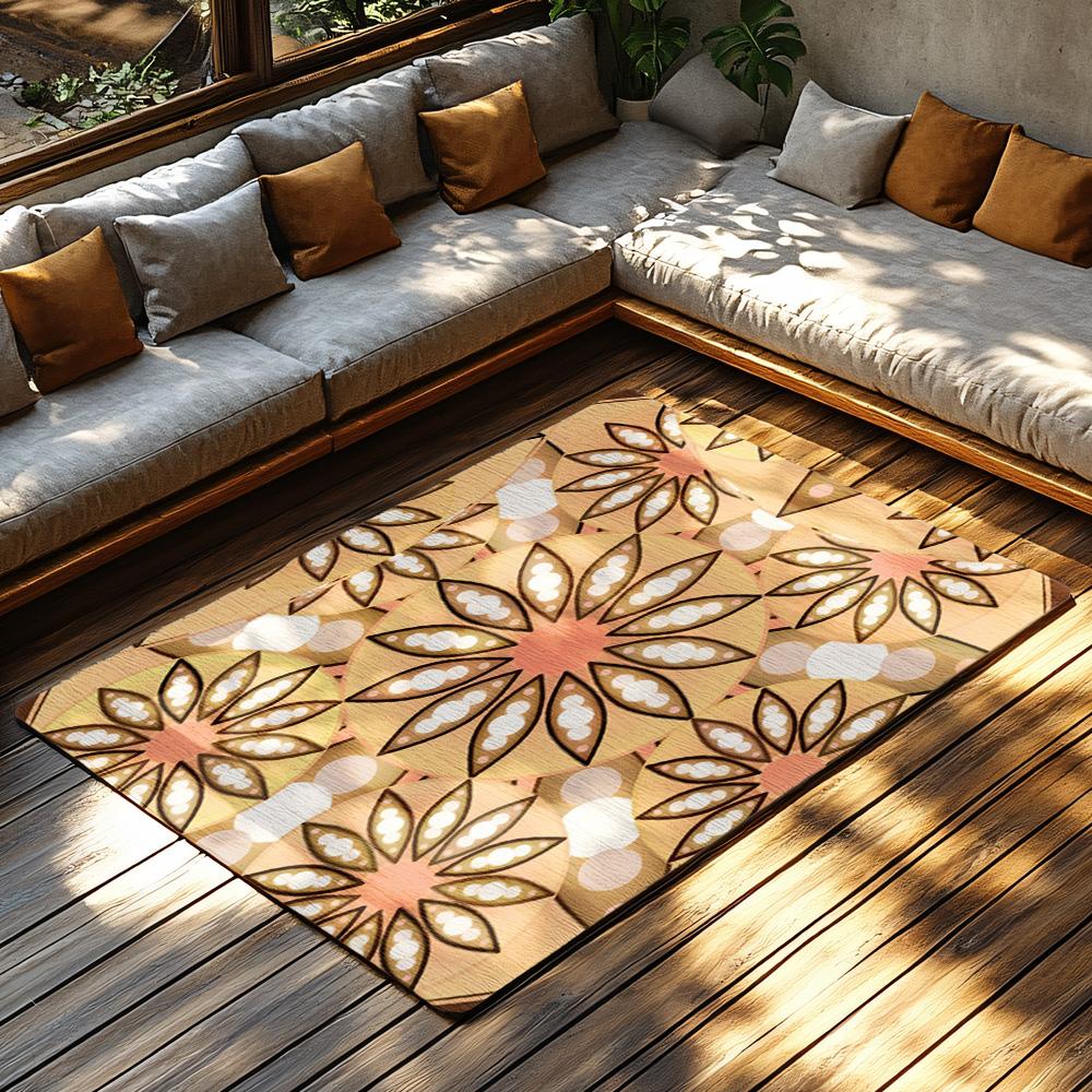 Fluffy Area Rugs Non Slip Washable Indoor Outdoor Carpet Modern Abstract Geometric Pattern Home Decor Living Room Bedroom Floor