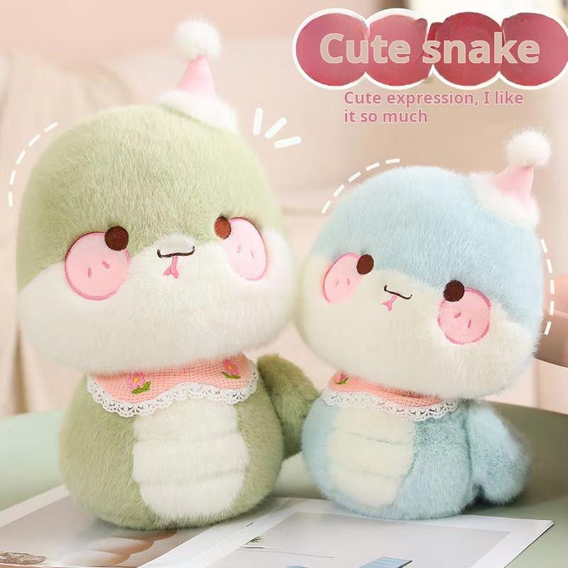 Anime Snake Doll Plush Toy 28/32cm Cute Stuffed Soft Doll for Kids Ideal Christmas & Thanksgiving Gift