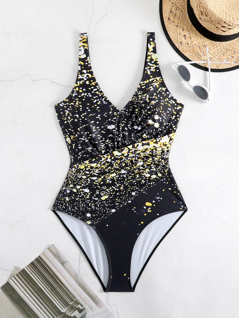 Women Brazilian Bikini Set Swimwear Halter Vest Tops Swimsuit Beach Bathing Suit Women's One-piece Swimsuit Sexy Rainbow  Beach One-piece Swimwear