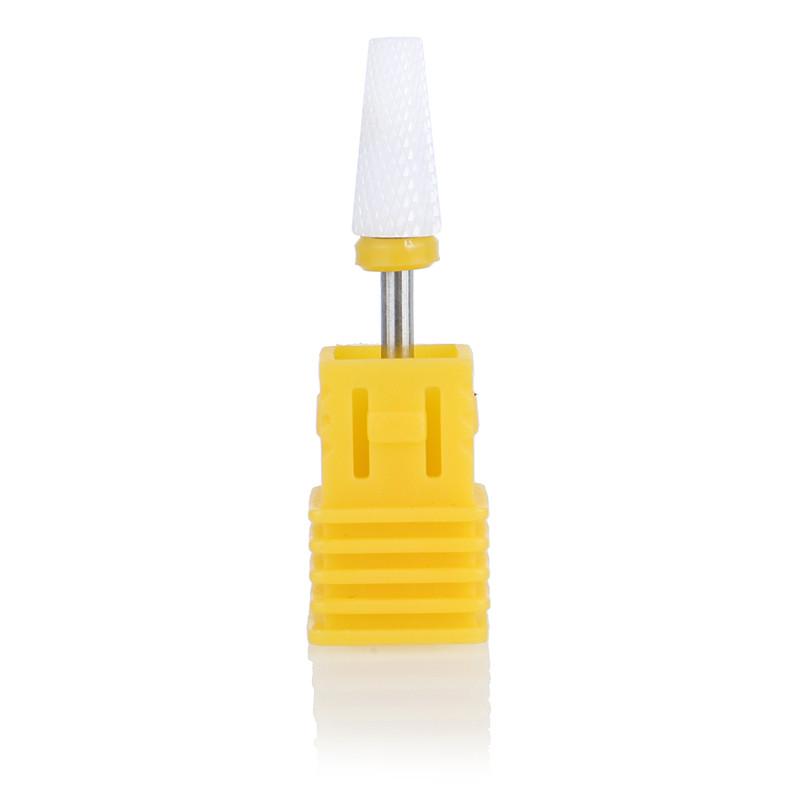 Nail Ceramic Grinding Head Single Corn Shape Nail Electric Grinder Special Accessories Grinding Head