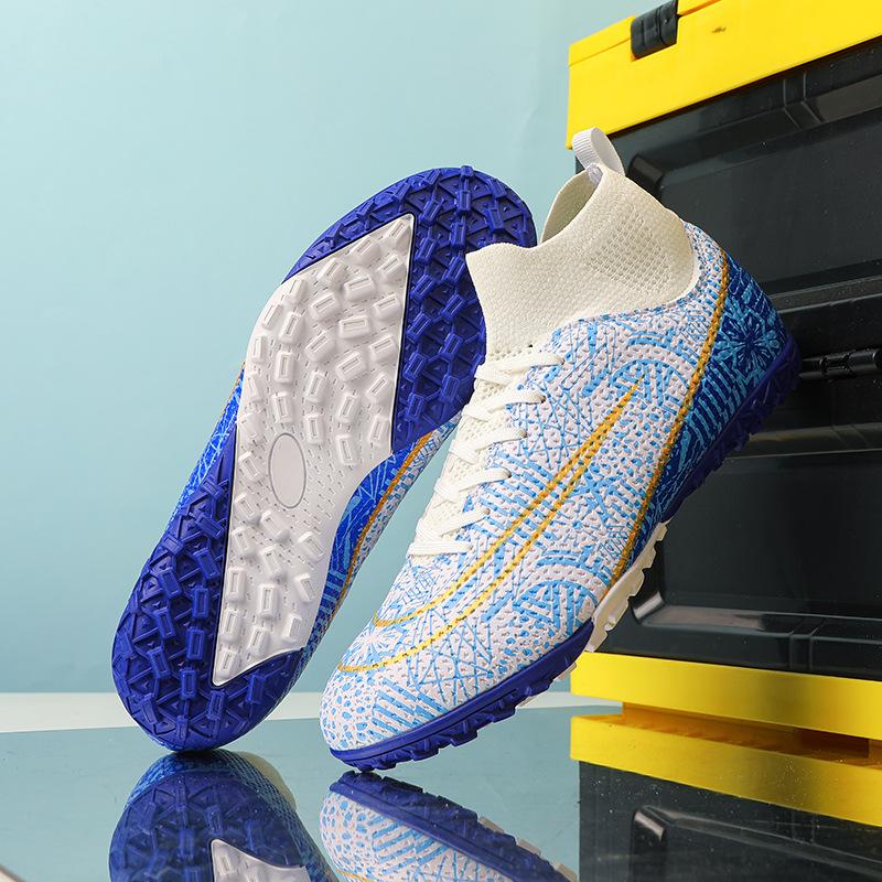 High-top Football Shoes, Men's and Women's Adult AG Long Nails, Young and Young Broken Nails, Professional Football Game Sports Shoes