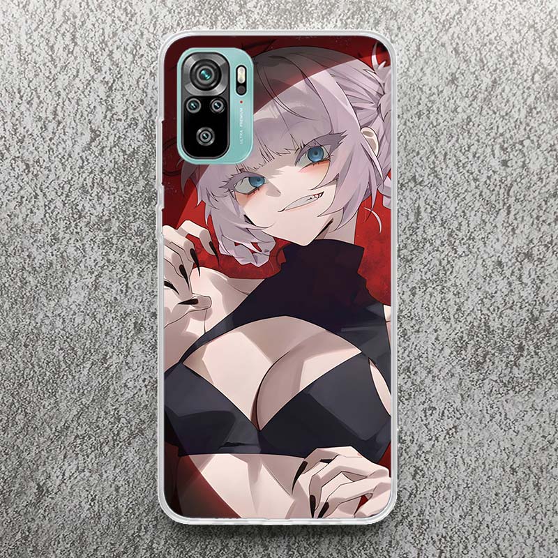 Nazuna Nanakusa Anime Soft Case for Xiaomi Redmi Note 10 9 9S 8 Pro 7 9T 5 Phone Shell Mi 11T 12T 10T 12 11 Lite 6X A3 Cover