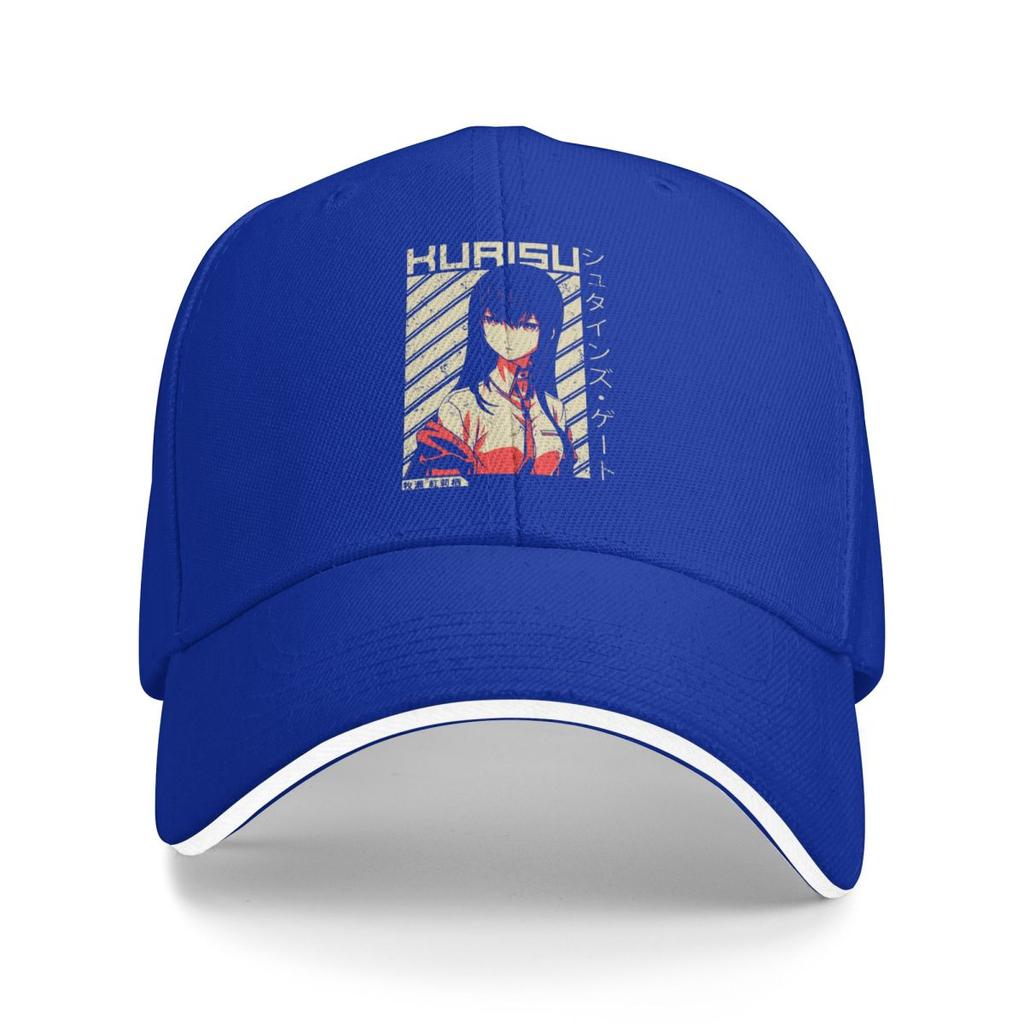 Baseball Caps Steins Gate Makise Kurisu Anime Customized Female Male Casual Summer Hats