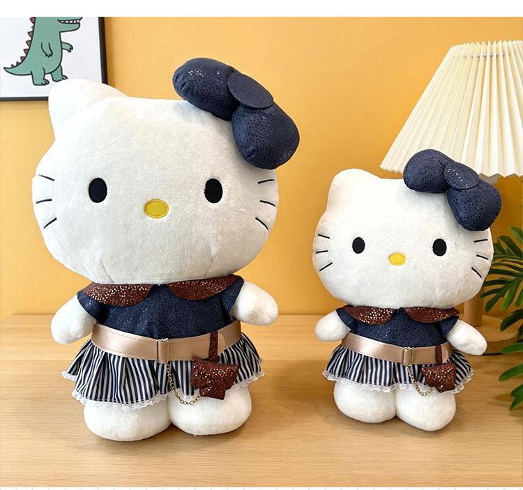 Hello Kitty Plush Doll with Bowknot - Adorable Gift & Sleep Companion for Girlfriends
