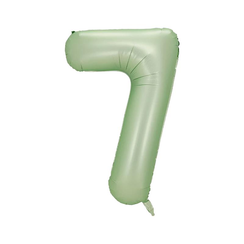 40inch Olive Green Digital Foil Balloons Number 0 1 2 3 4 5 6 7 8 9 Kids Adult Birthday Wedding Party Decorations Baby Shower