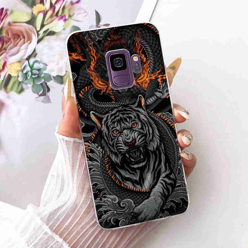 Protective Cases For Samsung Galaxy S9 Plus Soft Silicone Back Cover For Samsung S9Plus S9+ Summer Fresh Butterfly Shell Capa