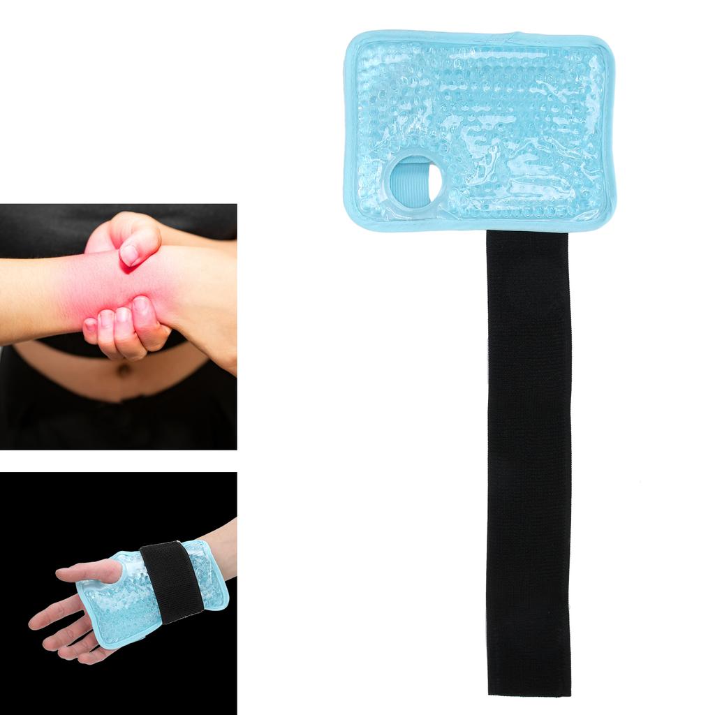 Wrist Ice Pack Wrap Reusable Hot and Cold Therapy Gel Pain Relief for Injuries Arthritis