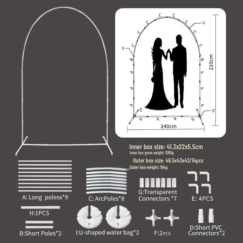 Desktop Arch Dining Table Decor for Romantic Events, Birthdays, Weddings, and DIY Projects