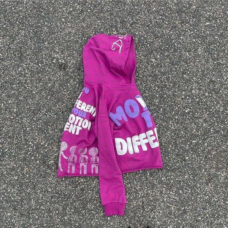 European and American Autumn Street Personality Hip-hop Letter Printed Hoodie Sweatshirt