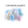 Easter Eggs Light Strings 40 LED Battery Operated Easter String Lights Pastel Lights for Easter Party Indoor Decorations 581