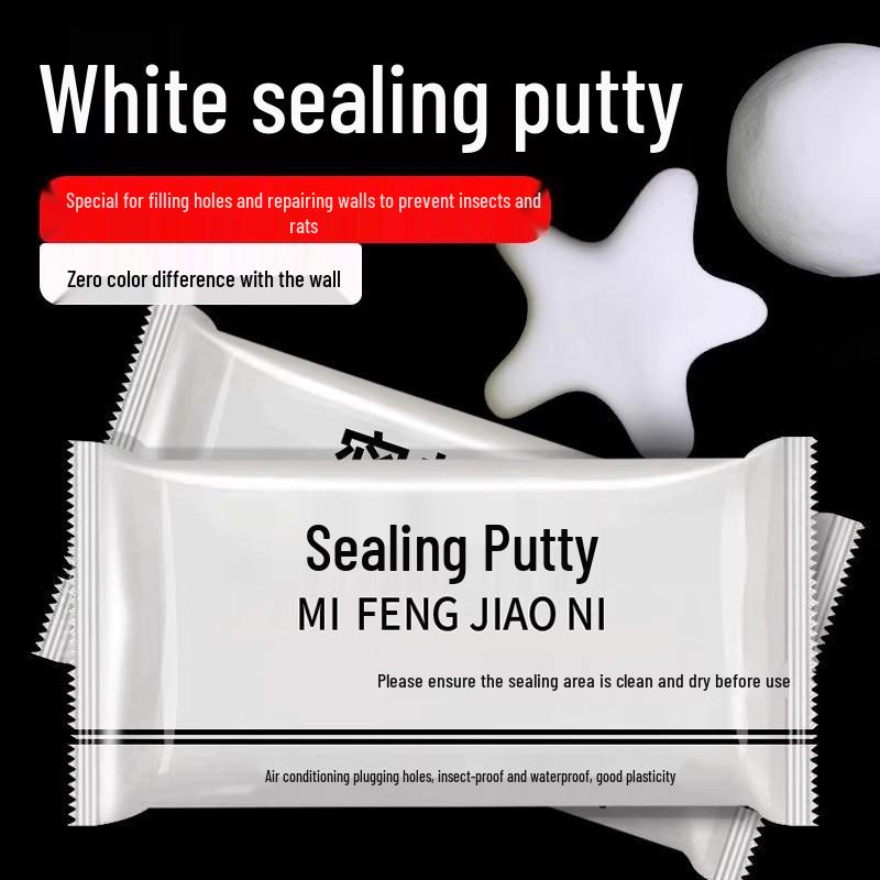 Air Conditioner Hole Sealing Putty, Wall Repair Mud Sealant, and Leak-Stopping Downpipe Filler.