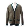 630412 XKBFZ S Cardigan Beige/green Wool/cashmere Mens