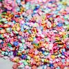 Christmas Polymer Clay Fruit Slices for DIY Nail Art and Crafts.