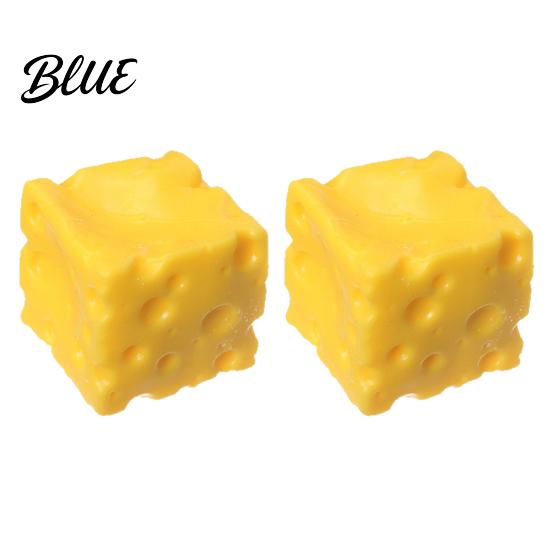 Cheese Sensory Toy 1/2/3Pcs Simulated Cube Squeeze Stress Relief Block Adults Ball Fidget Slow Rising Simulation Food Pinch Anxiety