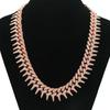 20mm Gothic Thorns Flash Full Rhinestone Miami Cuban Chain Luxury Fashion Men's Necklace For Women Hip Hop Cool Bracelet Jewelry