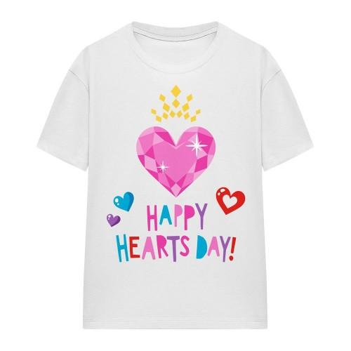 Disney Princess Womens/Ladies Happy Hearts Day! Valentine`s Day T-Shirt