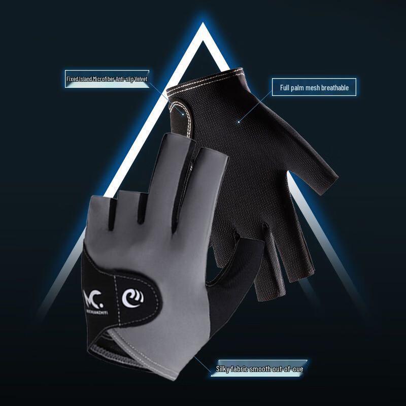 Xulin Professioneller Halb-Finger Billardhandschuh