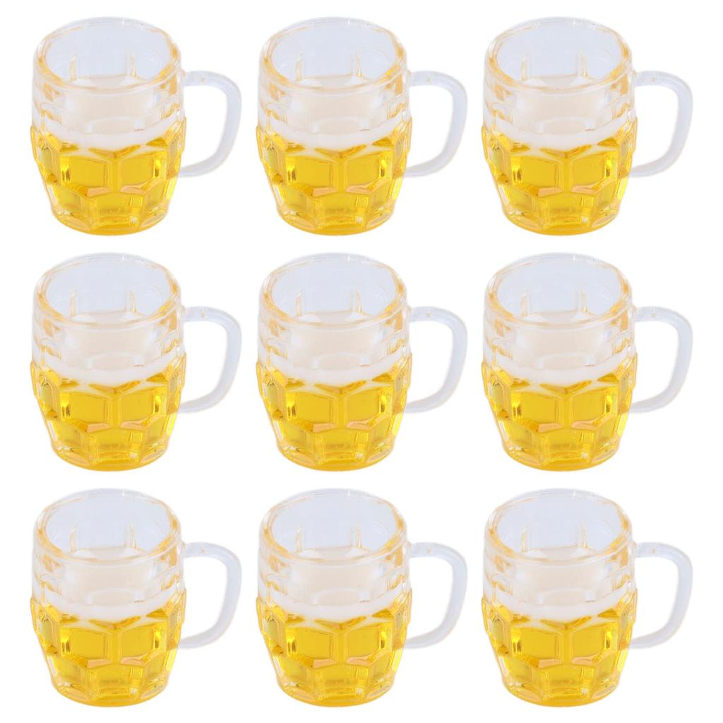20-Pack Miniature Beer Cups, Miniature Beer Mugs, DIY Miniature Dollhouse Kit, Dollhouse Decoration Accessories
