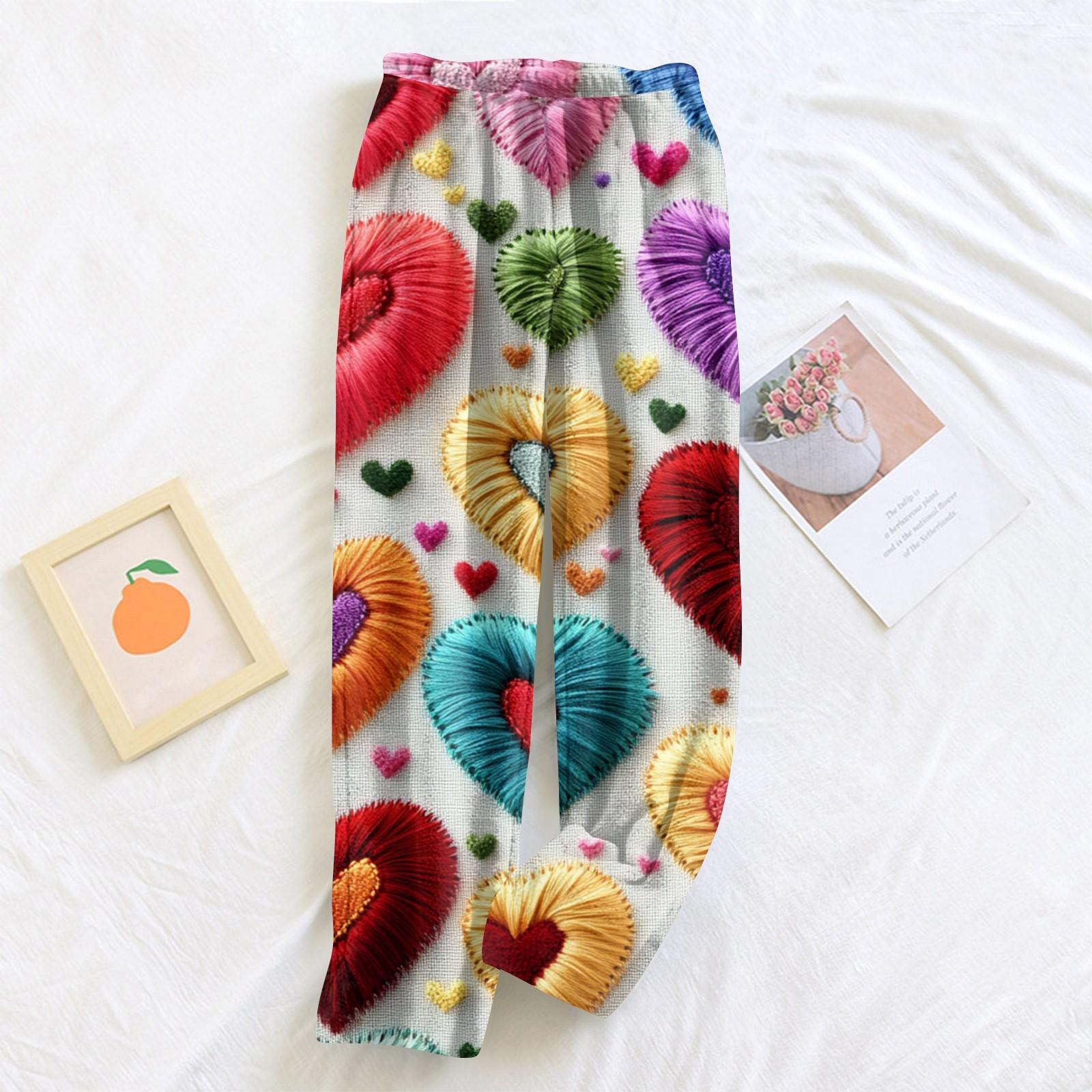 

Жіночі повсякденні прямі штани Довгі повсякденні штани з принтом XS жовтий