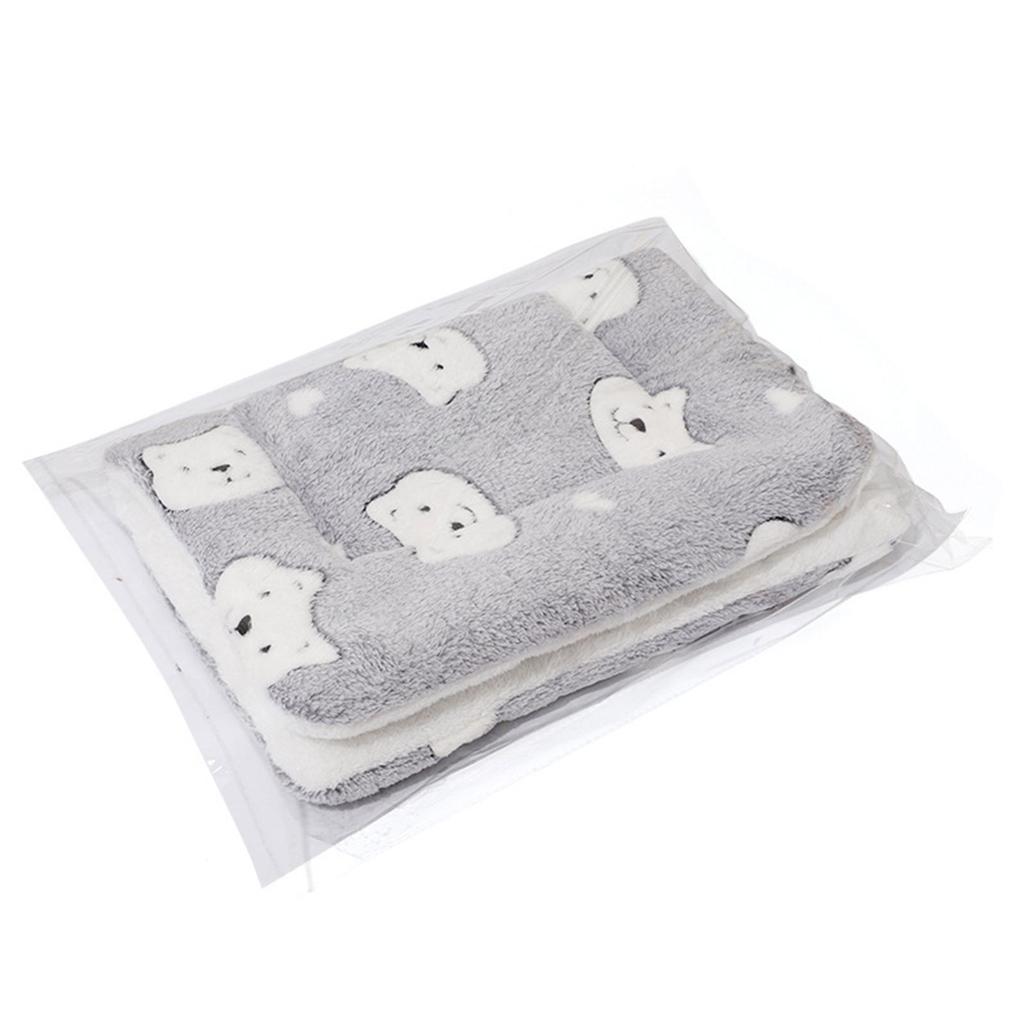 Furry Dog Blanket Soft and Warm Flannel Fleece Washable Pet Blankets for Dog Cats Cute Star Print Throw Cover