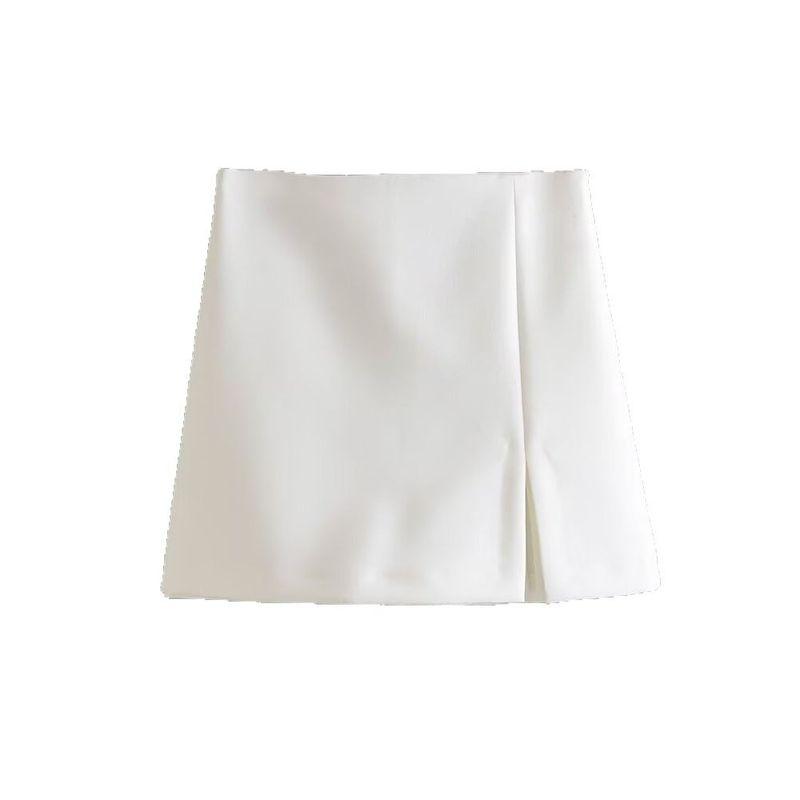 Kaslead New Arrival Women's Fashion Style Stylish Simple and Versatile Slit Hemline At Hem Culottes 1478041