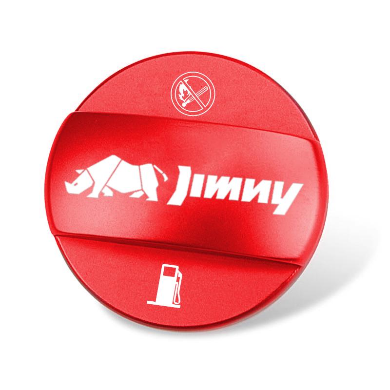 Jimny Rhino Logo Fuel Tank Cap Aluminum Alloy Anti-scratch Fuel Cap Cover For Suzuki Jimny Sierra Car Styling