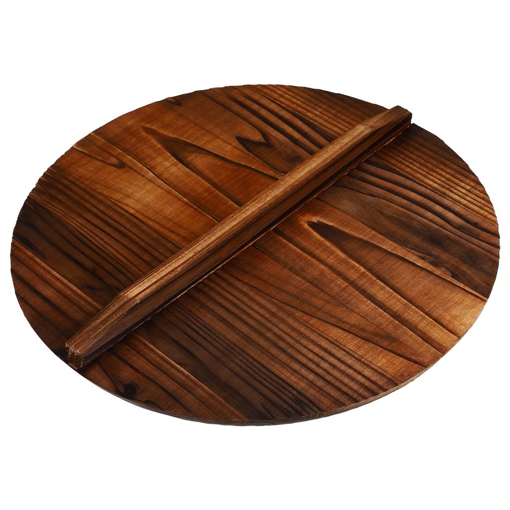 Work On Kitchen Gadget Wooden Protector Pot Cover Anti Oil Splashing Cooking Tool