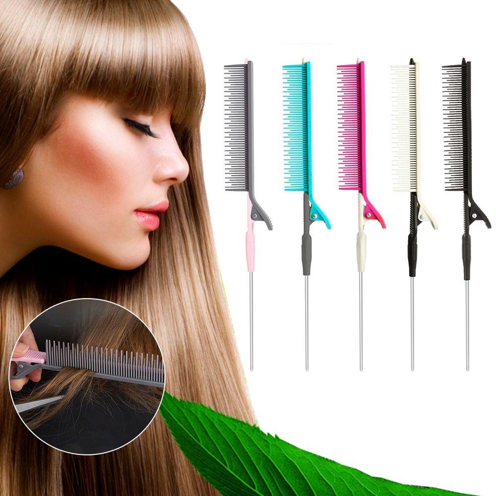 

Многофункциональная заколка для волос, расческа, антистатические парикмахерские аксессуары, съемная щетка для краски для волос, парикмахерская